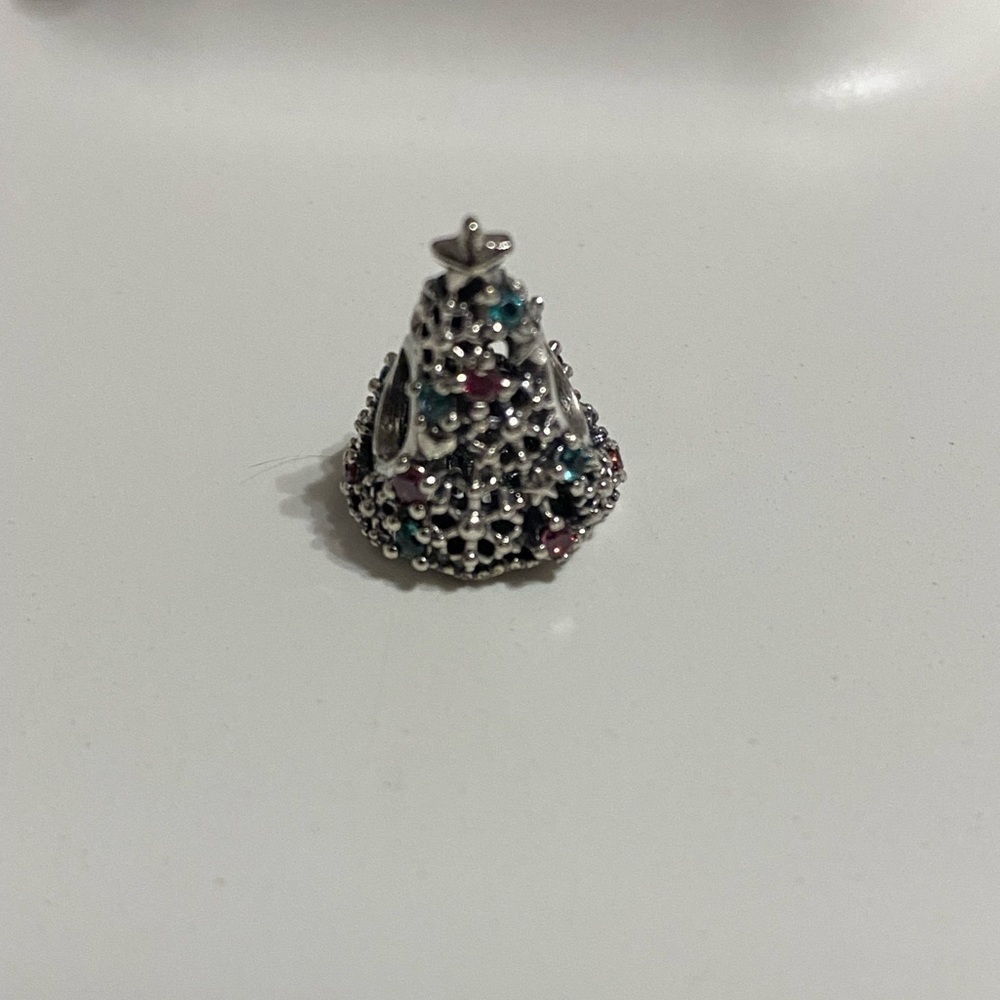 Pandora Charm - Sterling Silver with gems